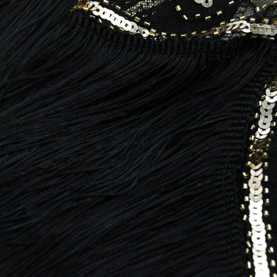 1920s Fringed Flapper Dress 