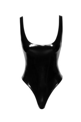 PVC body with high-cut bottom hem 