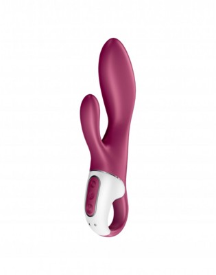  Heated Affair - Heating G-Spot + Rabbit Vibrator - Berry 