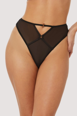 Naya black High Waist Thong 