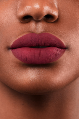 Dark Berry Red Klaw Transfer Resistant Long Lasting Matte Liquid Lipstick 