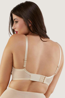 Champagne spiral stitch bullet bra 