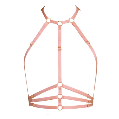 The Samantha Harness in Peach 