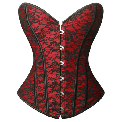 / Lace red and black Corset