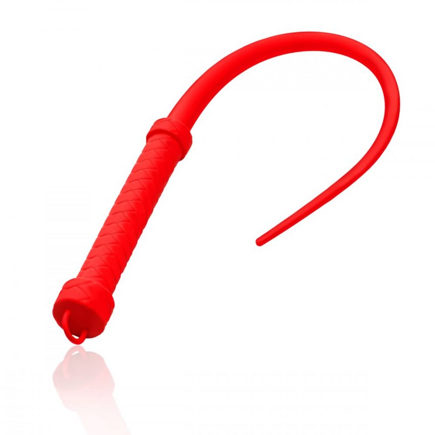 Viper Tail Silicone Whip - Red  