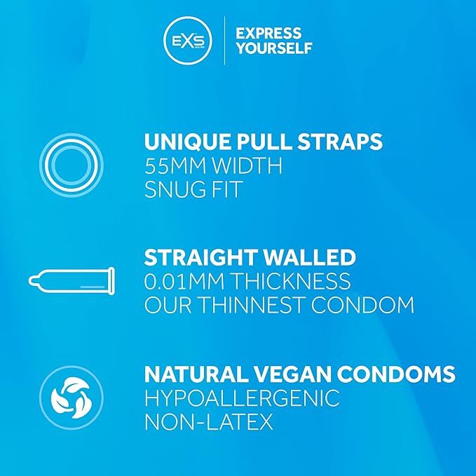 Non-Latex Condoms - 6 Pieces  