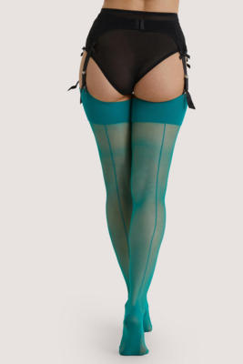 Seamed Stockings green 