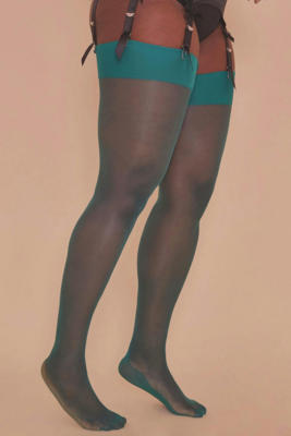 Seamed Stockings green 