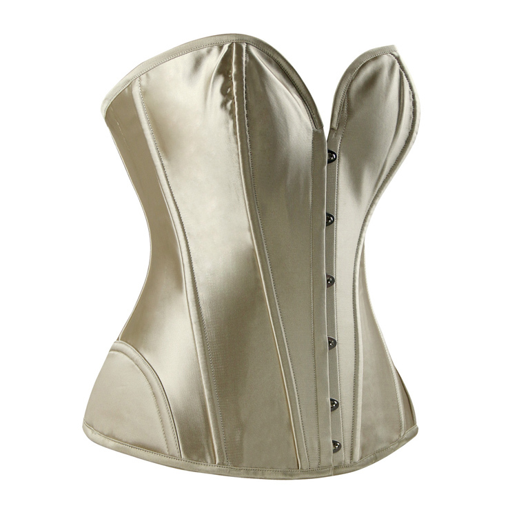 Steel Boning Corset  gold  