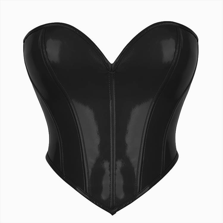 Women's Black Overbust Corset  