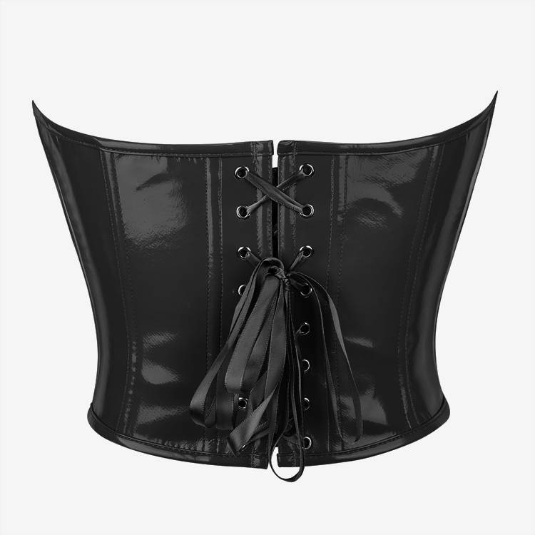 Women's Black Overbust Corset  