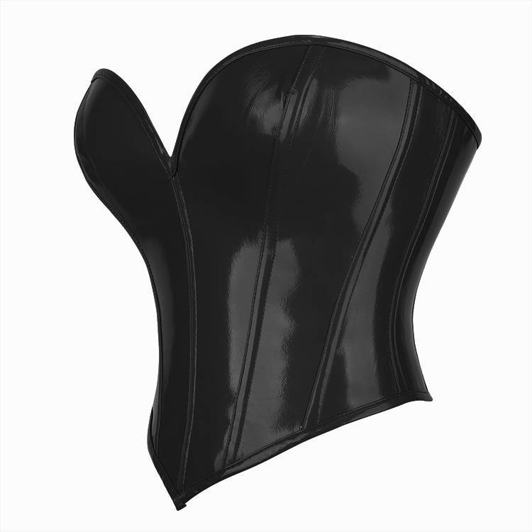 Women's Black Overbust Corset  