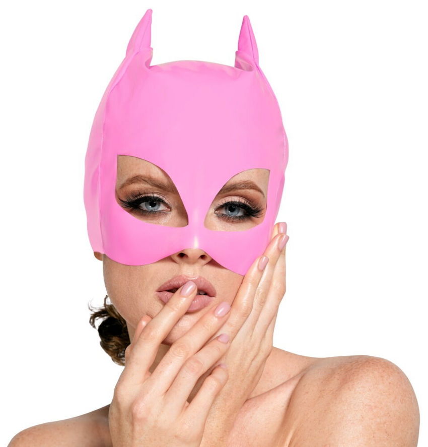 Vinyl Cat Mask Pink  