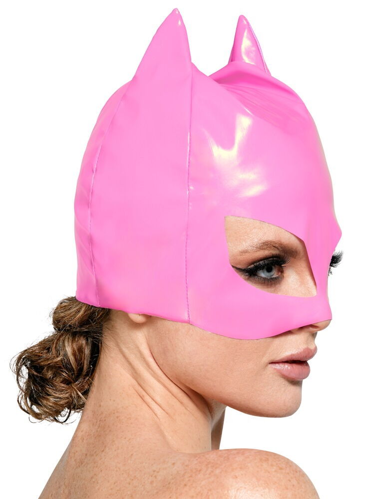 Vinyl Cat Mask Pink  