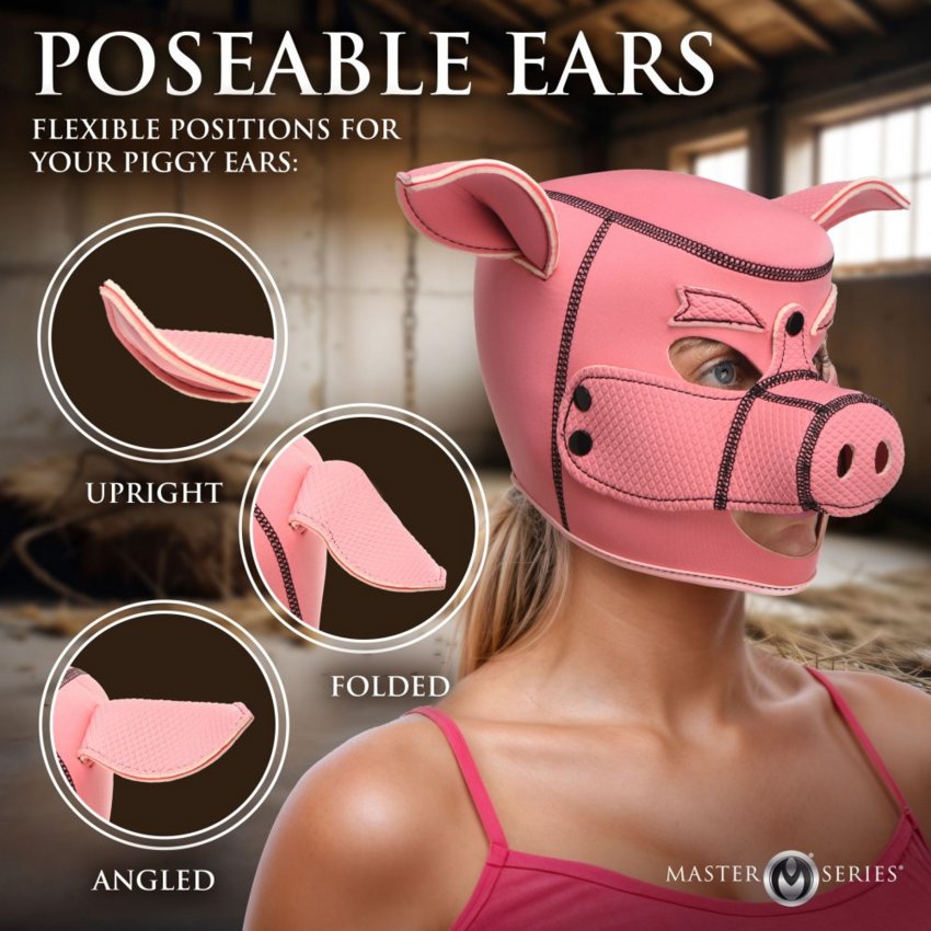 Swine Pig Neoprene Hood  