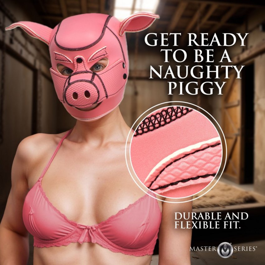 Swine Pig Neoprene Hood  