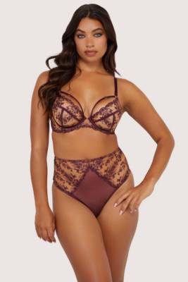  Cassia Wine  High Waisted Thong