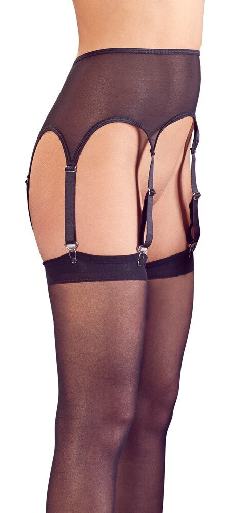 Suspender belt in tulle  