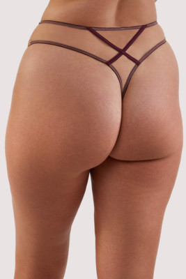 / Ramona wine High Waisted Thong