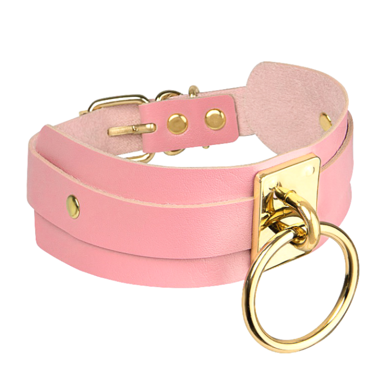 O-Ring Collar – Pink/Gold  