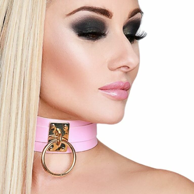 O-Ring Collar – Pink/Gold  