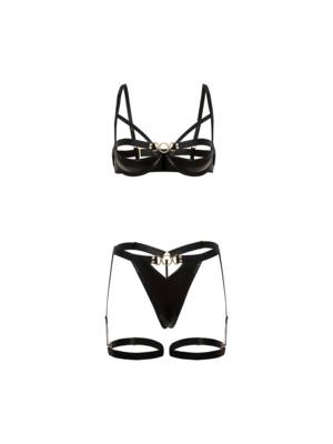 Fetish Please Me Cage Bra Set 