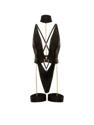 Fetish Harness Haven Plunge Teddy 