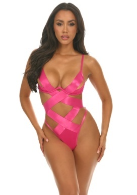 Lacie Strappy Cutout Teddy  