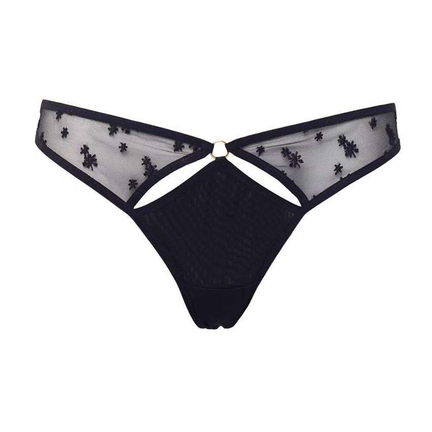 Stardust Mesh Panties with Cut-outs  