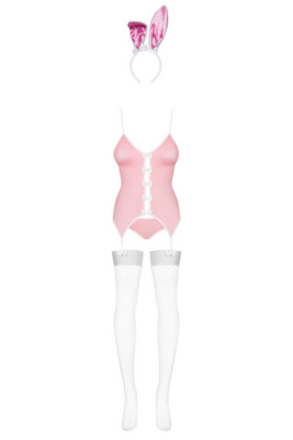 Bunny suit 4 pcs costume  pink 